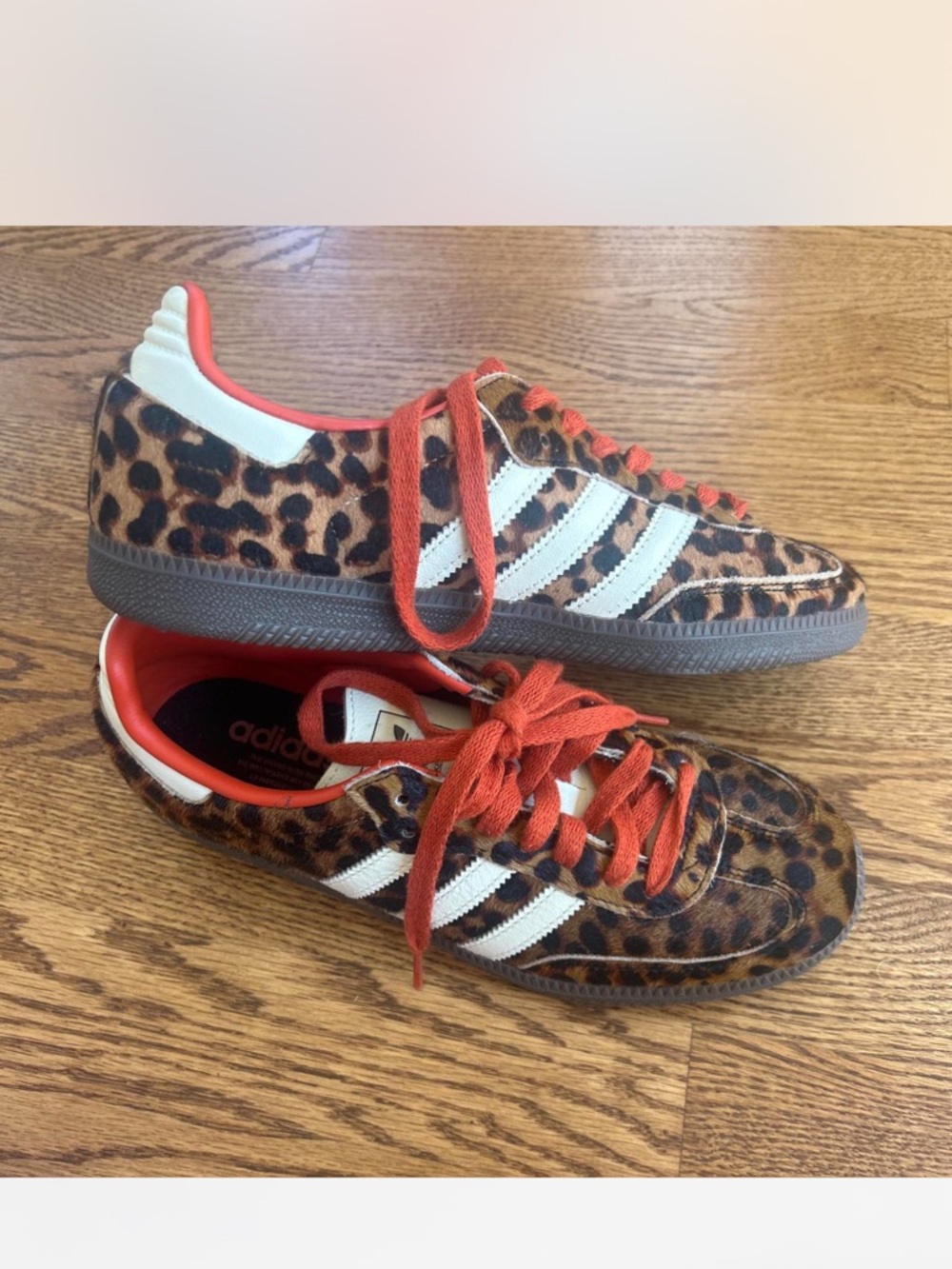 Adidas Leopard Print cow fur
